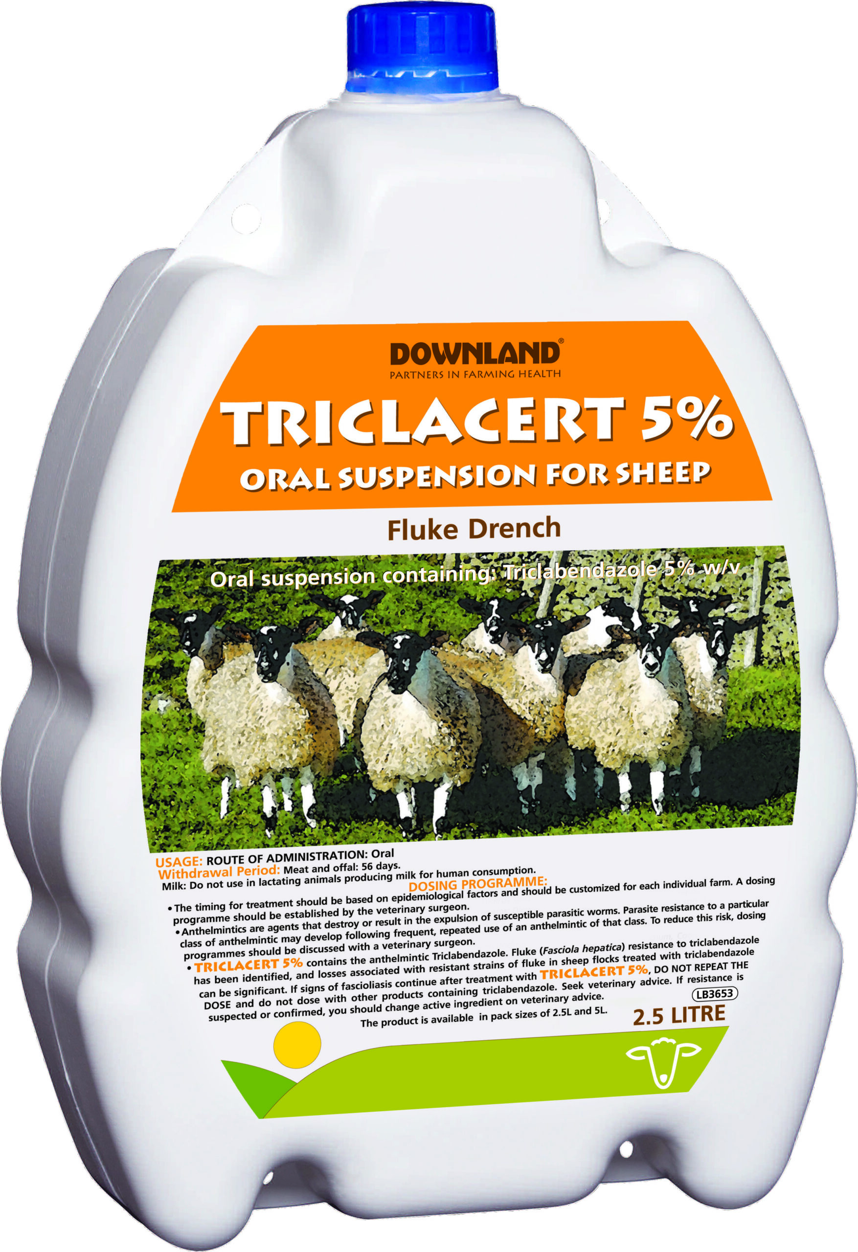 TRICLACERT 5% 5L SHEEP DRENCH-0 TRICLACERT 5% 5L SHEEP DRENCH-0