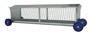 IAE SHEEP HAYRACK ON WHEELS 8'-0