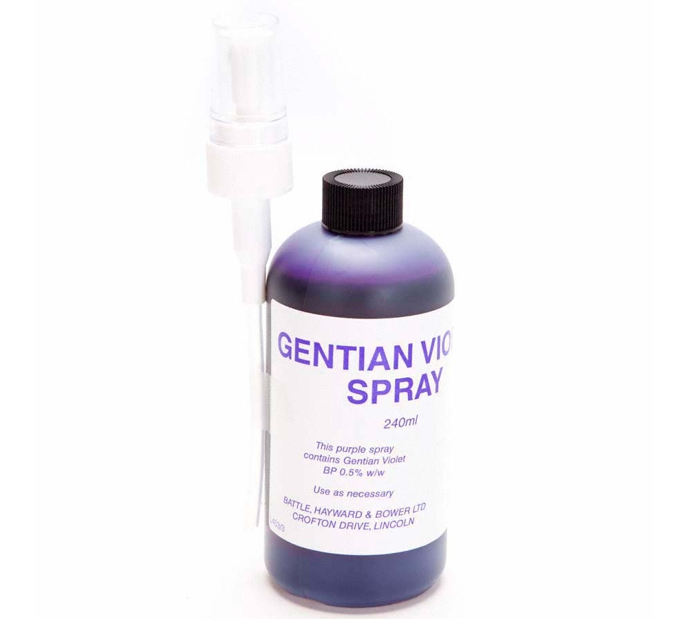 GENTIAN VIOLET SPRAY 240L-0