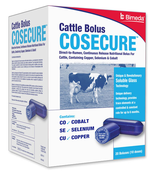 COSECURE CATTLE BOLUS 20 BOLUS-0