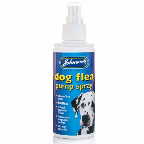 Johnsons Dog Flea Pump Spray 100ml Davidsons Farm & Country