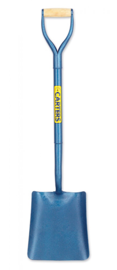 CONTRACTORS BLUE HANDLE SHOVEL-0