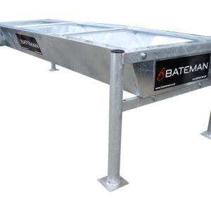 8' Double Sided Beef Feed Trough
