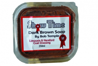 SHOWTIME BOB TEMPLES DARK BROWN LIMOUSIN & HEREFORD SOAP 2.5KG-6643