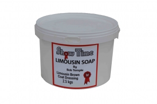 SHOWTIME BOB TEMPLES DARK BROWN LIMOUSIN & HEREFORD SOAP 2.5KG-0