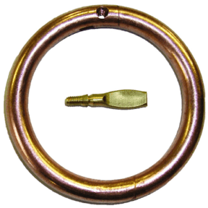 BULL RING COPPER 3"-0