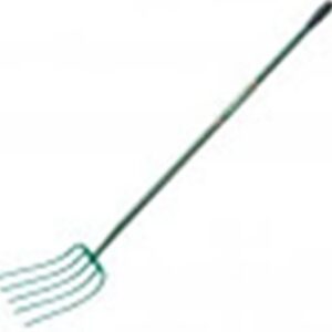 MANURE FORK 5 TINE LONG STEEL HANDLE-0