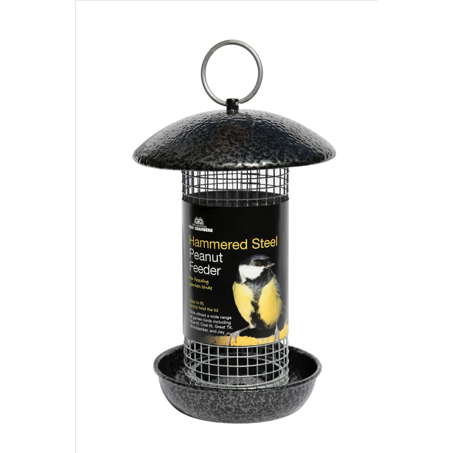 TOM CHAMBERS HAMMERED STEEL PEANUT FEEDER-0