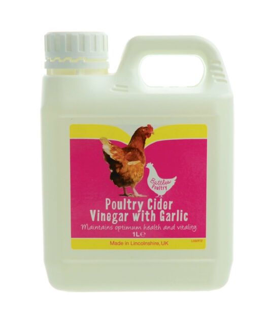 BATTLES POULTRY CIDER VINEGAR WITH GARLIC 1L-0