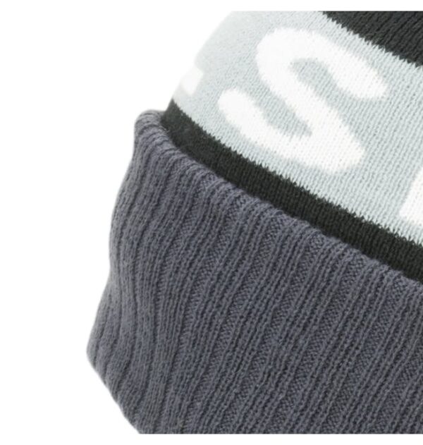 Sealskinz Water Repellent Cold Weather Bobble Hat Black/Grey Davidsons Farm & Country
