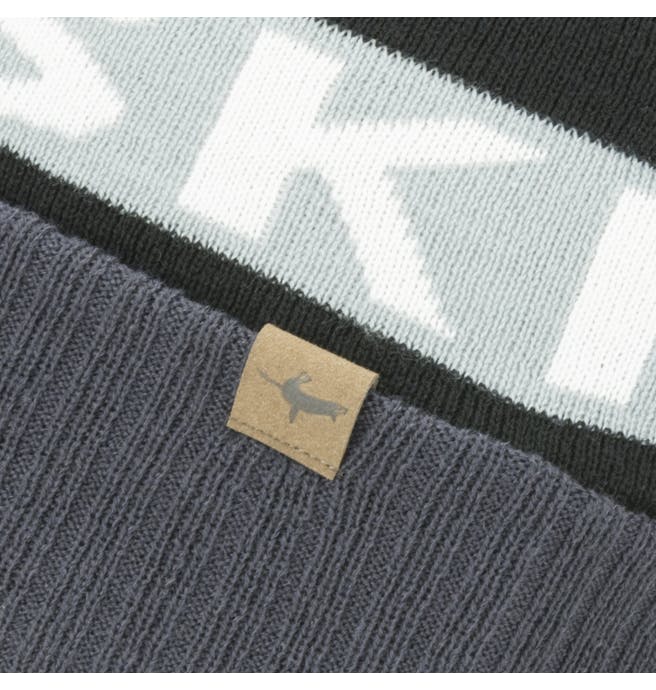 Sealskinz Water Repellent Cold Weather Bobble Hat Black/Grey Davidsons Farm & Country