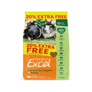 Excel Guinea Pig Nuggets With Mint 1.5KG + 20% Free