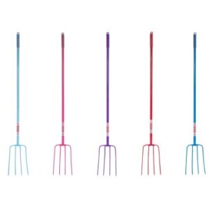 Red Gorilla 4 Tine Manure Fork Long Hand